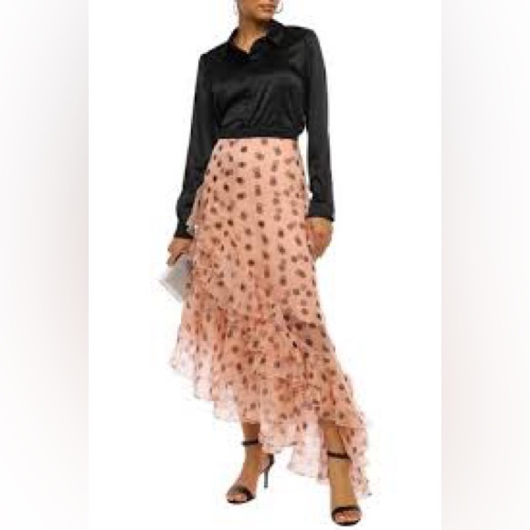 **NWT Johanna Ortiz Walking Palm Organza Skirt** - Picture 5 of 16